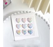 Account Scrapbooking Stationery Bling Decorative Sticker DIY Children Toys Love Heart Rhinestone 3D Crystal Diamond Sticker