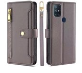 Magnético Multifuncional Moda Cremallera Funda de Cuero Solapa OnePlus Nord N10 5G, Cuerda Colgante Funda protectora