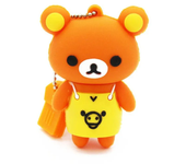 JASTER Cute Bear USB Flash Drives 64GB Cartoon Pen Drive 32GB Creative Gifts for Kids Memory Stick 16GB Free Key Chain Pen Drive
