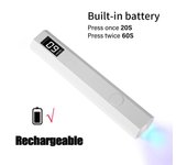 LINMANDA Portable Handheld Mini For Gel Polish Quick Dry Flashlight Pen USB Dryer hine UV LED Nail Lamp