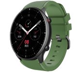 Correa De Silicona De Color Sólido Para Amazfit GTR 3 Pro, Correa De Silicona Deportiva De Patrón Recto De 22mm