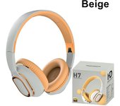 Auriculares inalámbricos H7 with Bluetooth, Cascos de graves profundos, Sonido Hifi, Sobre La Oreja, Helmet with Microphone, Plable, Tarjeta TF