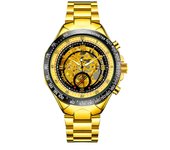 Moda negocio mecánico hombre reloj reloj mecánico automático
