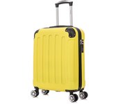 Equipaje de Cabina ABS 55x40x20cm 40L  20 Pulgadas  Ruedas Giratorias 360° y 2 Ganchos Laterales