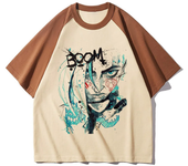 Hot Anime Arcane Jinx T Shirt Men Women Kawaii Cartoon Graphic Tees Hip Hop 90s Harajuku T-shirt Streetwear Male