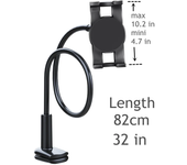 Flexible Long Arm Tablet Stand Holder for iPad Air Pro Mini Galaxy Tab Xiaomi Lenovo 4.7-11" Clip Mount Bed Tablet Phone Holder