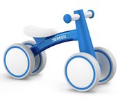 Bicicleta Infantil a Partir de 1 año, Juguete para niños de 12 a 24 Meses, Primera Bicicleta sin Pedal con 4 Ruedas, Regalo de cumpleaños
