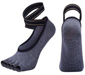 Professional Bandage Five Toe Yoga Socks Breathable Fingerless Pilates Socks Anti-Slip Silicone Sport Ballet Slippers Dance sock