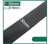 Dropship 1/5/10/50/M Black Insulated Braid Sleeving 4/6/8/10/12/14/20/25mm Tight PET Wire Gland Protection Cable Sleeve