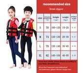 Hisea High Quality Professional Neoprene Children Coat Thick Water Floating Surfing Snorkeling Boating Kayak Life Vest