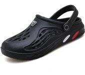 Sandalias para hombre, zuecos de verano, zapatillas de jardín EVA, zapatos con agujeros, sandalias con plataforma para playa, toboganes de baño para interior de casa de talla grande