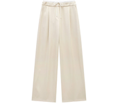 2024 Women's Pants Baggy Wide Pants Woman Fashion Black Trousers Casual High waisted Pants Autumn Bluey Flared leggings