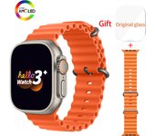 Hello Watch 3 Plus-reloj inteligente para hombre y mujer, pulsera deportiva Ultra AMOLED de 49mm, NFC, brújula, Bluetooth, llamadas Black