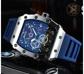 Vino bucket reloj moda negocios casual hombres reloj