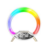 Reloj despertador digital estudiante dormitorio inteligente multifunción Altavoz Bluetooth