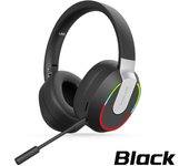 VAORLO Dynamic Wireless Bluetooth Headphones RGB LED Light HIFI Passive Noise Cancelling Game Entertain Music Headsets With MIC