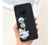 Back Cover For Xiaomi Redmi A3 Phone Case Softt Matte Liquid Silicone Bumper Shell For RedmiA3 A3 Xiaomi Coque Funda Couple Capa