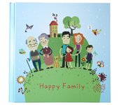 20 Sheets/40 Pages Self-adhesive Film Diy Album High-capacity Writable Film Covered DIY Photo Album INS 28x26cm