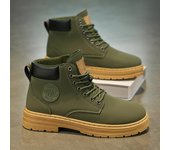 Botas Casuales Versátiles Para Hombre, Zapatos Altos Para Hombre