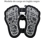 Masajeador de pies plegable, que almacena el masajeador de pies perezosos, fisioterapia de pulso de acupuntura