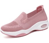Zapatos Deportivos informales para mujer, zapatillas cómodas sin cordones para exteriores Malla transpirable y ligera