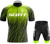 Cycling Men's Clothing SCOTT Shorts Jacket Man Mtb Mens Clothes Bib Jersey Set Professional Shirt Short Sets Equipment 2024 Male