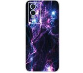For Vivo Y76 5G 2021 Case Fundas Donut Butterfly Pattern Painting Etui Back Cover For Vivo Y76 Y 76 VIVOY76 5G Silicone Tpu Case