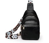 Mochipa Mini Antirobo Impermeable de Cuero PU Ideal para Viajes y