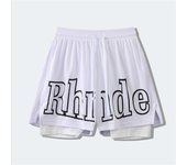 Pantalones cortos de malla de doble capa para baloncesto, correr, Fitness, playa, Verano