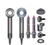 "Secador de Pelo Profesional Portátil -  Tecnología Iones Negativos, 7 Boquillas Incluidas (Difusor, Concentrador, Frío) - Ligero y Potente para Viaje y Hogar | Miravia"
