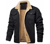 Chaqueta acolchada para hombre, abrigos tácticos del ejército la moda, informales, a prueba viento, gruesos y cálidos, con