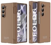 Pen Container For Samsung Galaxy Z Fold 6 Case Matte Hard Back Hinge Protective Film Cover