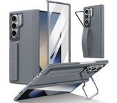 Elastic Wrist Strap Shockproof Phone Case For Samsung Galaxy Z Fold 7 6 5 4 3 Hinge Protection Film Integrated Case Cover Foldable Hidden Stand