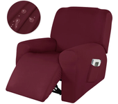 Funda de sofá reclinable impermeable, fundas de sofá de seda de leche antideslizantes para sala de estar, funda de sofá individual, fundas de sillón para el hogar