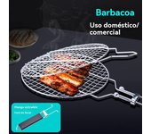 parrilla pescado barbacoa portatil familiares al aire libre Camping
