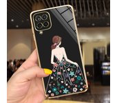For Samsung A12 Case Samsung Galaxy A12 Back Cover Plating Soft Silicone Phone Cases For Samung A 12 SM-A125F Funda Girl Fashion