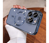 Nueva funda oficial de teléfono dorada del desierto para iPhone 16, 15, 14, 13, 12, 11 Pro Max Plus, lente magnética transparente Magsafe, funda protectora suave