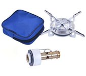 Camping supplies, stainless steel portable gas stoves, outdoor kitchens for camping, tourism, and hiking
