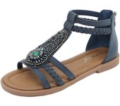 New 2024 summer platform women's pearl sandals flip-flops roman stretch beach shoes