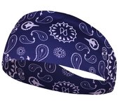 Absorbing Sweat Fitness Sweat Guide Portable Elastic Sweatproof Running Headband Yoga Hairbands