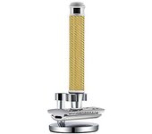 Premium Single Blade Safety Razors, Double Edge Blade, Shaving Razors for Men with Razor Stand and 5 Platinum blades