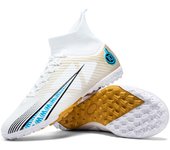 Botas de fútbol profesionales para hombres, zapatos de fútbol para niños, tacos altos para el tobillo, zapatillas de fútbol de hierba, zapatos de entrenamiento de Futsal, gran oferta