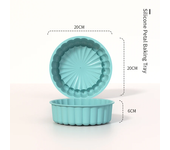 Molde de silicona 3D para pasteles, herramienta de decoración para repostería DIY, herramientas para hornear pasteles, sartén de tubo acanalado de cocina, utensilios para hornear, accesorios para Airfryer
