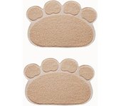 Alfombra de cuenco para mascotas pequeña alfombrilla lavable para alimentos y agua, alfombrilla antideslizante para mascotas