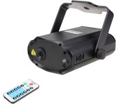 ESHINY Remote MINI Blue Green Laser 12 Big Patterns Projector DJ Environment Dance Disco Bar Family Party Xmas Light Show T172D4