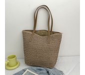 Summer Woven Women Bag Large Capacity Rattan Shoulder Vacation Seaside Beach BagCasual Shopper Tote Fashion