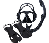 Gafas de Buceo y Tubo para adultos Y Niños, conjunto de Esnórquel, Snorkel