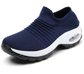 Zapatillas de deporte para mujer, zapatillas ortopédicas versátiles para mujer, zapatos de plataforma, zapatos informales para mujer, tenis antideslizantes resistentes al desgaste para mujer