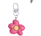 Candy Color Flower Keychain Lovely Flower Keychain Cute Backpack Ornaments Pendant Keyring For Bag Jewelry Gifts