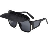 Nuevas gafas de sol polarizadas, gafas de playa de moda europea y americana, gafas de sol de montura grande a prueba de rayos UV para exteriores de alta gama para mujeres